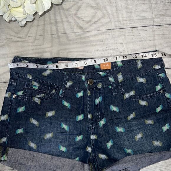 Anthropologie | Anthro Pilcro & the Letterpress Stet Art Brushstroke Print Short - Picture 4 of 7